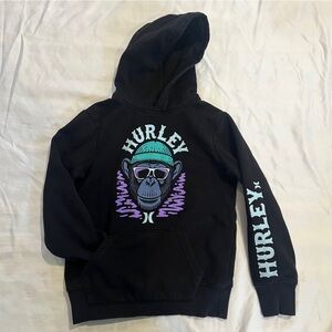 Hurley Black Kids Hoodie